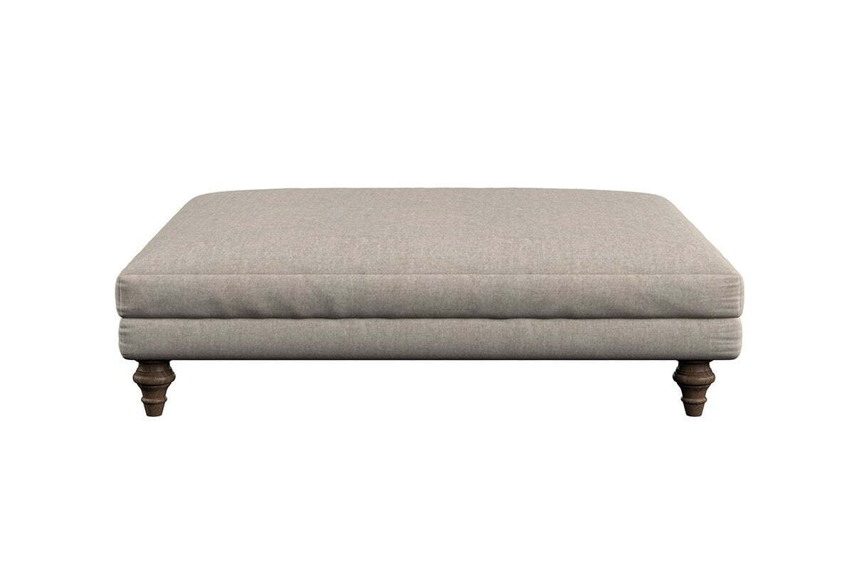 Deni Grand Footstool - Brera Linen Indigo
