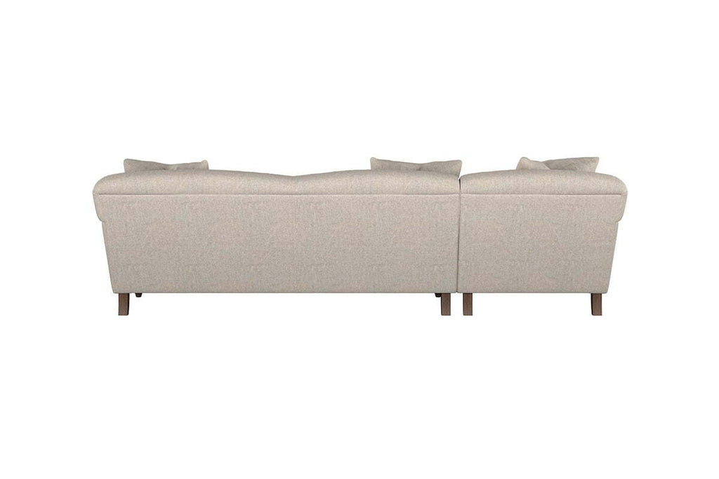 Deni Grand Left Hand Chaise Sofa - Brera Linen Dusk