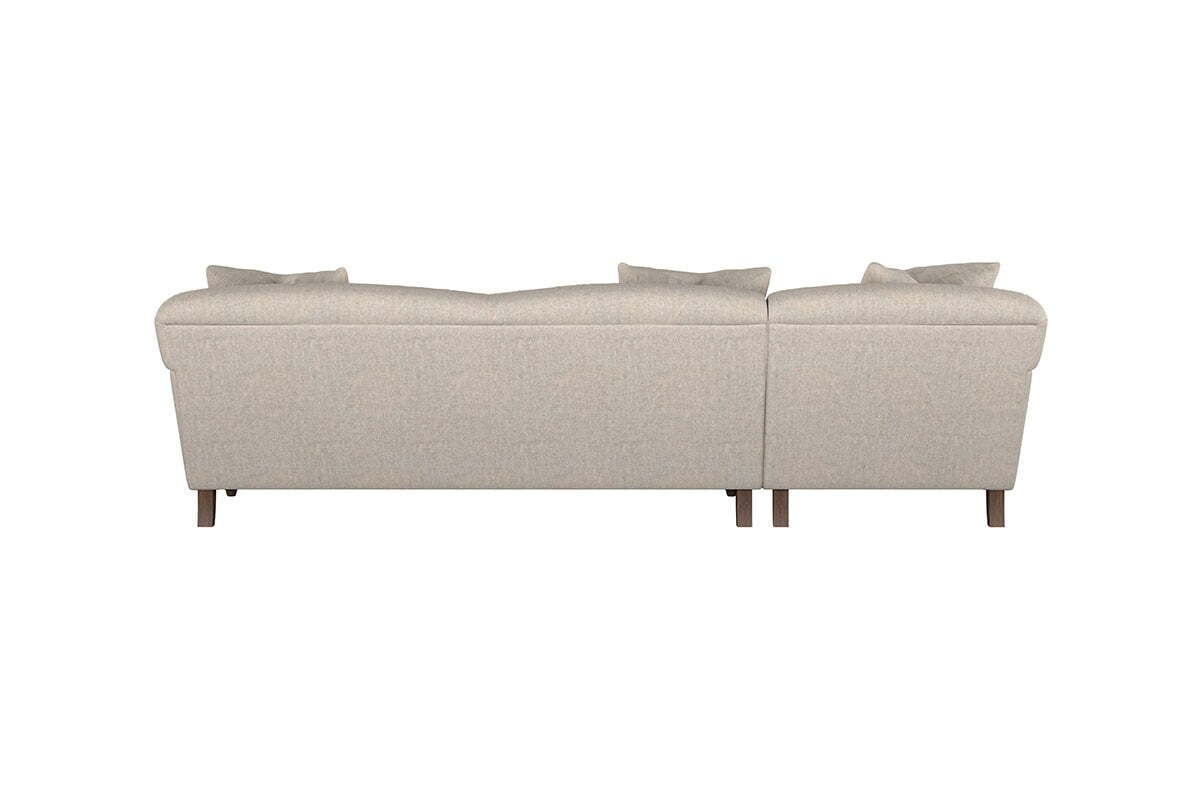 Deni Grand Left Hand Chaise Sofa - Brera Linen Dusk