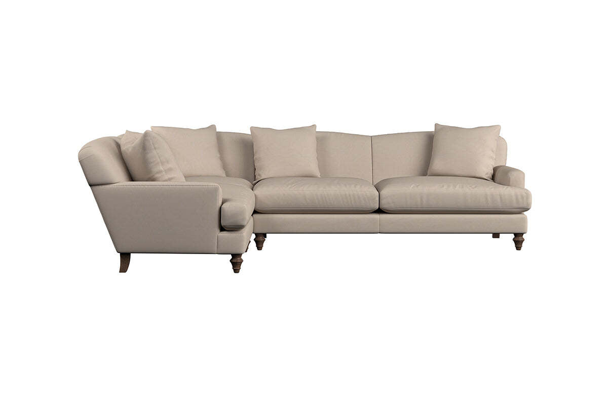 Deni Grand Left Hand Corner Sofa - Recycled Cotton Navy