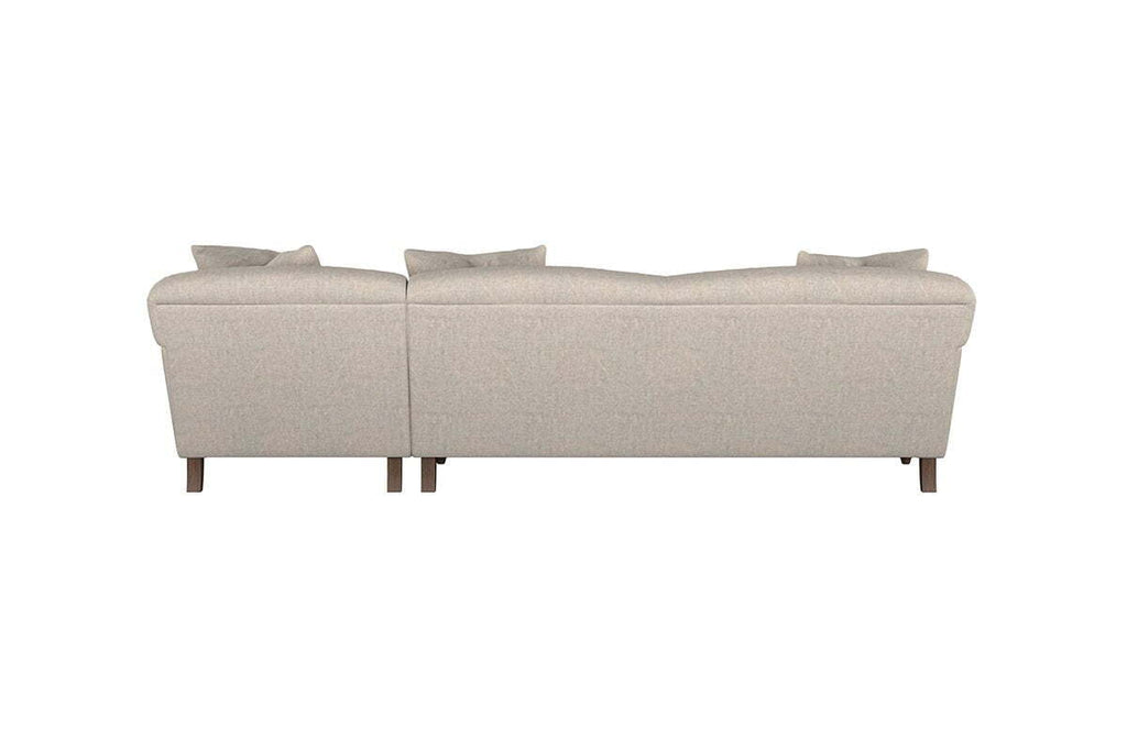 Deni Grand Right Hand Chaise Sofa - Brera Linen Dusk