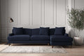 Deni Grand Right Hand Chaise Sofa - Brera Linen Indigo
