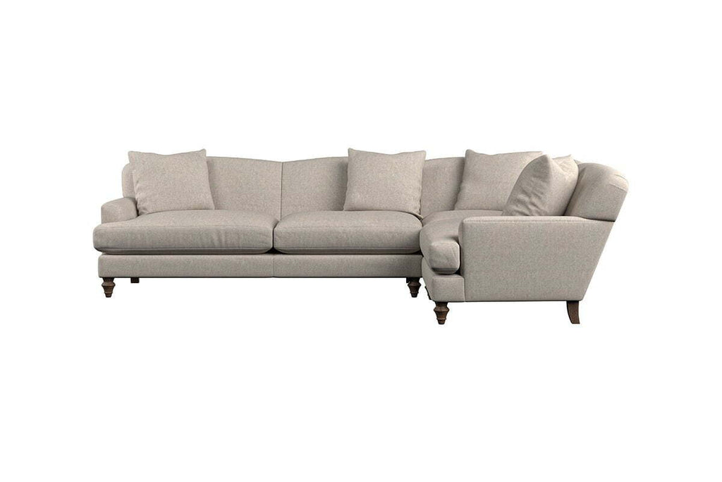 Deni Grand Right Hand Corner Sofa - Brera Linen Charcoal