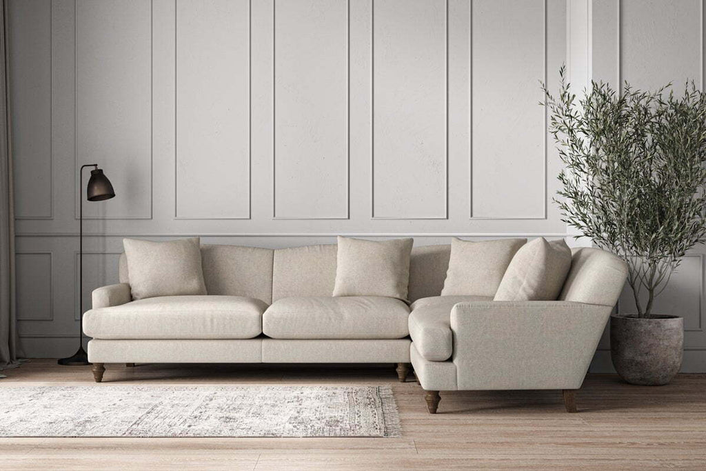 Deni Grand Right Hand Corner Sofa - Brera Linen Natural