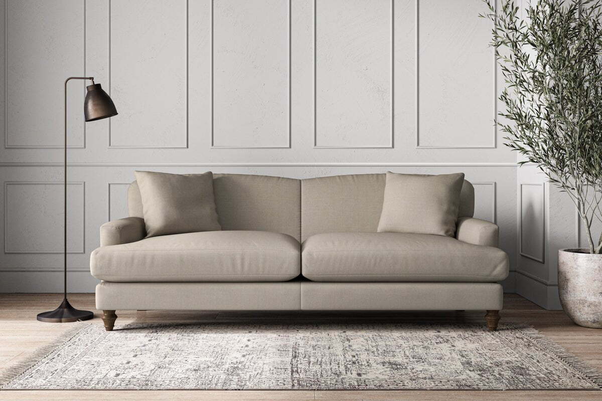 Deni Grand Sofa - Recycled Cotton Flax