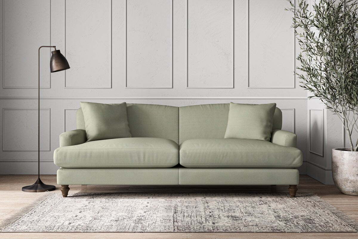 Deni Grand Sofa - Recycled Cotton Seaspray