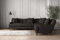 Deni Large Corner Sofa - Brera Linen Espresso