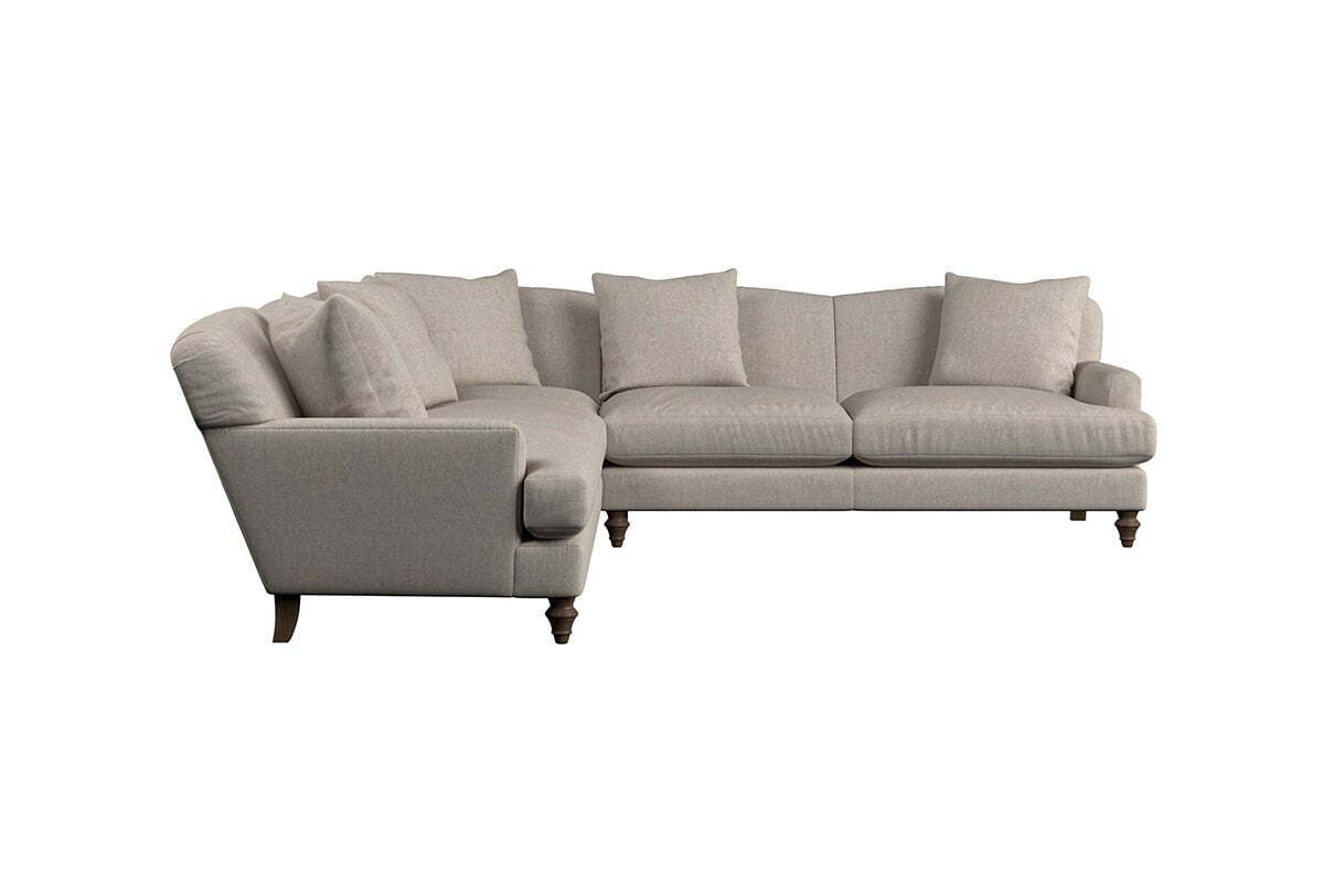 Deni Large Corner Sofa - Brera Linen Indigo