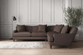 Deni Large Corner Sofa - Recycled Cotton Mocha