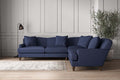 Deni Large Corner Sofa - Recycled Cotton Navy