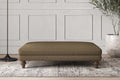 Deni Large Footstool - Brera Linen Chestnut