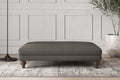 Deni Large Footstool - Brera Linen Granite