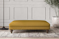 Deni Large Footstool - Recycled Cotton Ochre