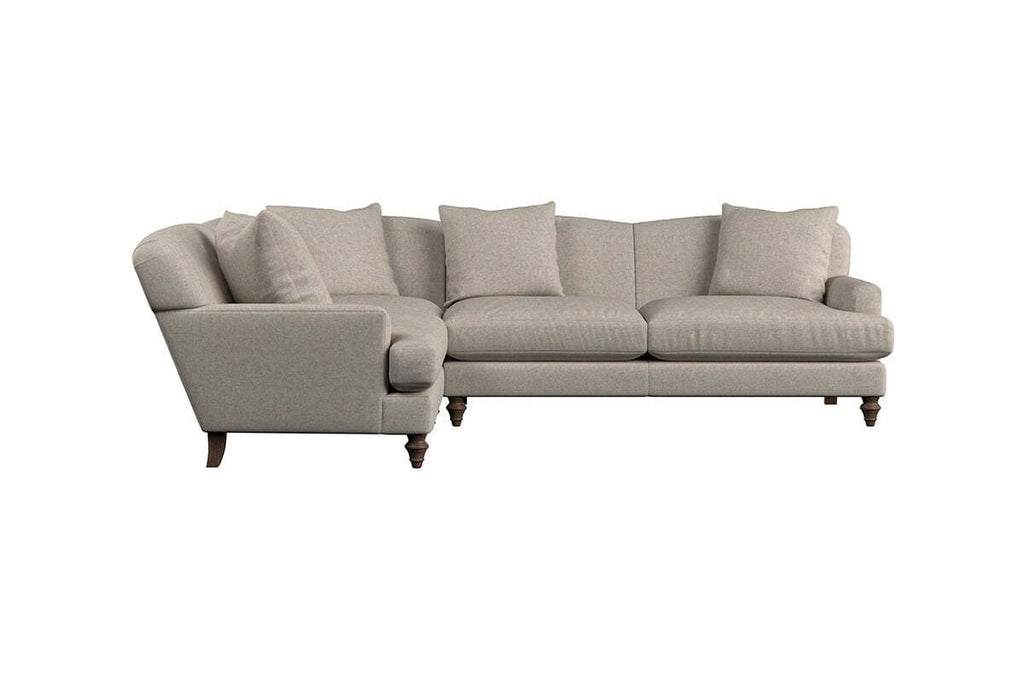 Deni Large Left Hand Corner Sofa - Brera Linen Pebble