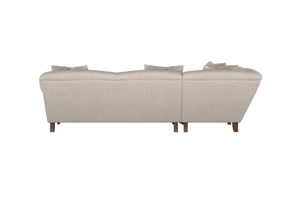Deni Large Left Hand Corner Sofa - Brera Linen Pebble