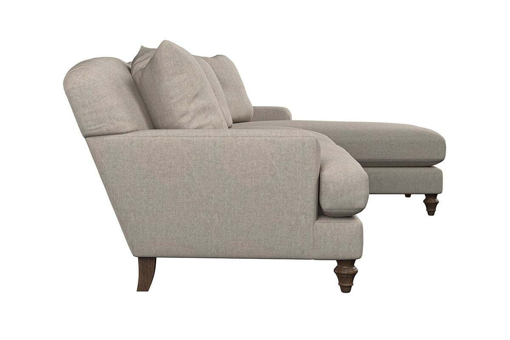 Deni Large Right Hand Chaise Sofa - Brera Linen Jade