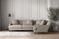 Deni Large Right Hand Corner Sofa - Recycled Cotton Flax