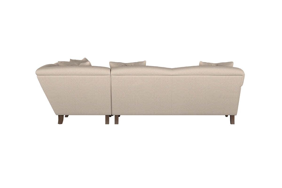 Deni Large Right Hand Corner Sofa - Recycled Cotton Mocha