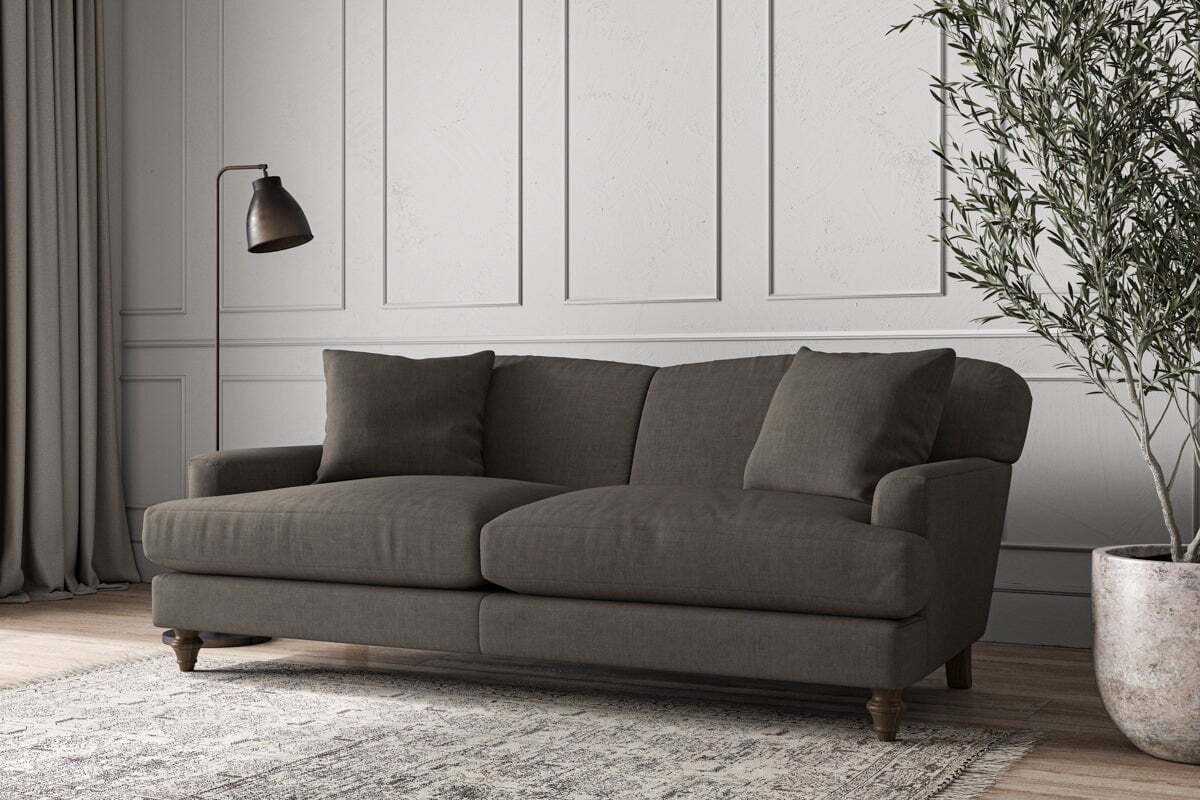 Deni Large Sofa - Brera Linen Granite