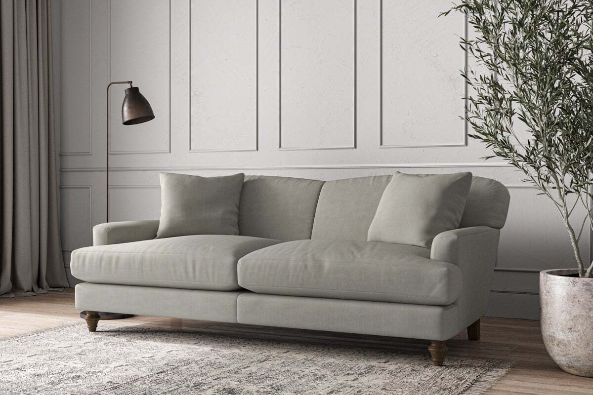 Deni Large Sofa - Brera Linen Smoke