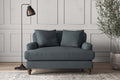 Deni Love Seat - Brera Linen Dusk