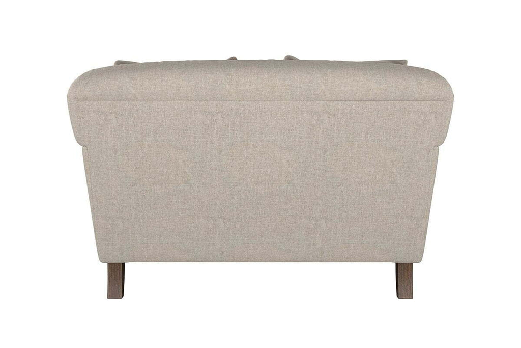 Deni Love Seat - Brera Linen Smoke