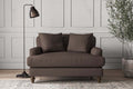 Deni Love Seat - Recycled Cotton Mocha