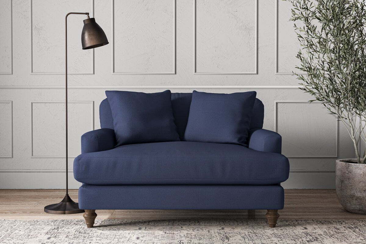 Deni Love Seat - Recycled Cotton Navy