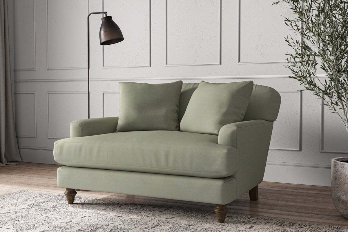 Deni Love Seat - Recycled Cotton Seaspray