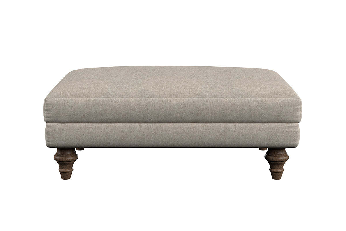 Deni Medium Footstool - Brera Linen Sage