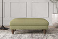 Deni Medium Footstool - Brera Linen Sage
