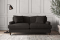 Deni Medium Sofa - Brera Linen Espresso