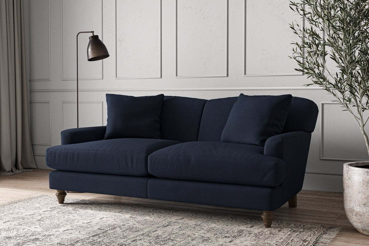 Deni Medium Sofa - Brera Linen Indigo