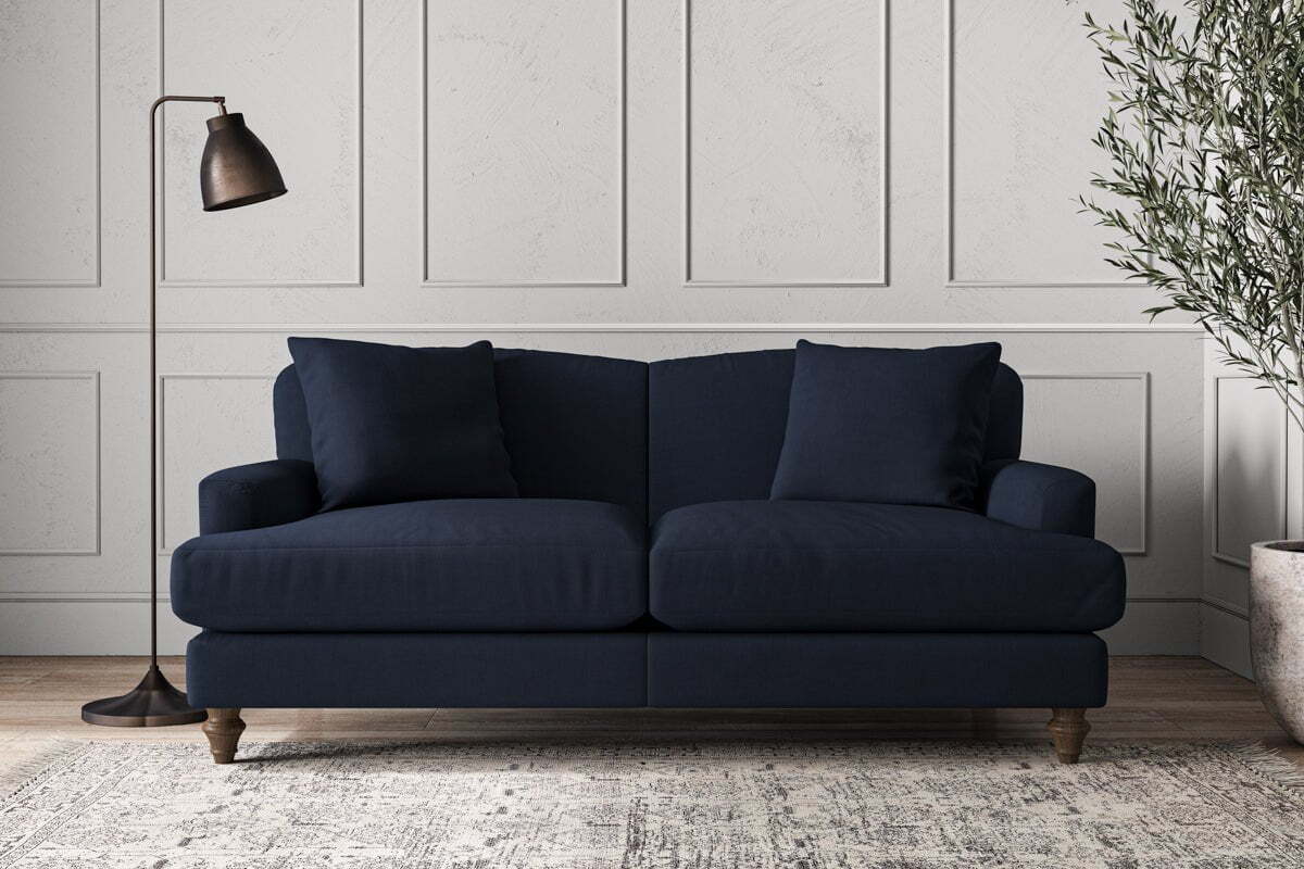 Deni Medium Sofa - Brera Linen Indigo