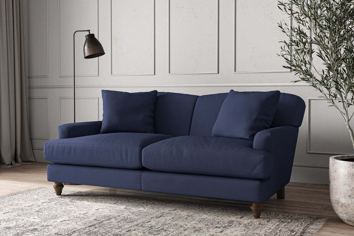 Deni Medium Sofa - Recycled Cotton Navy