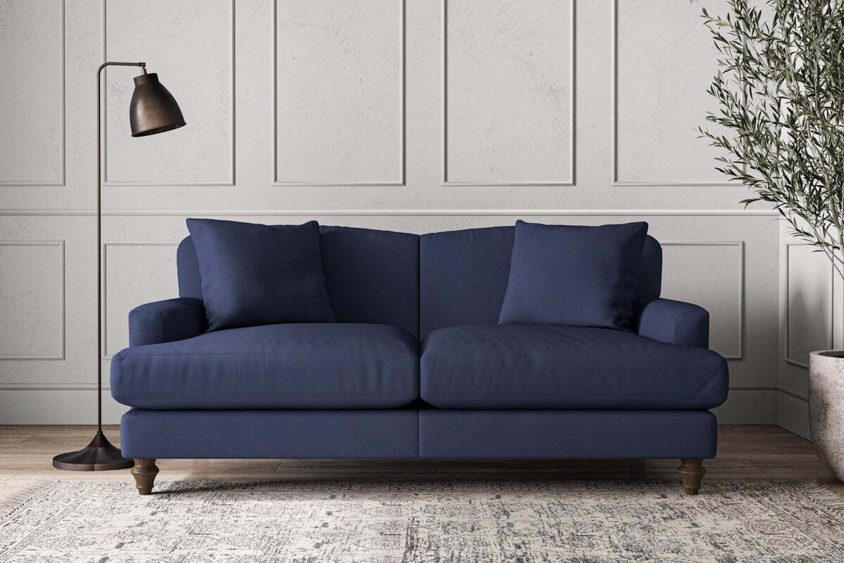 Deni Medium Sofa - Recycled Cotton Navy