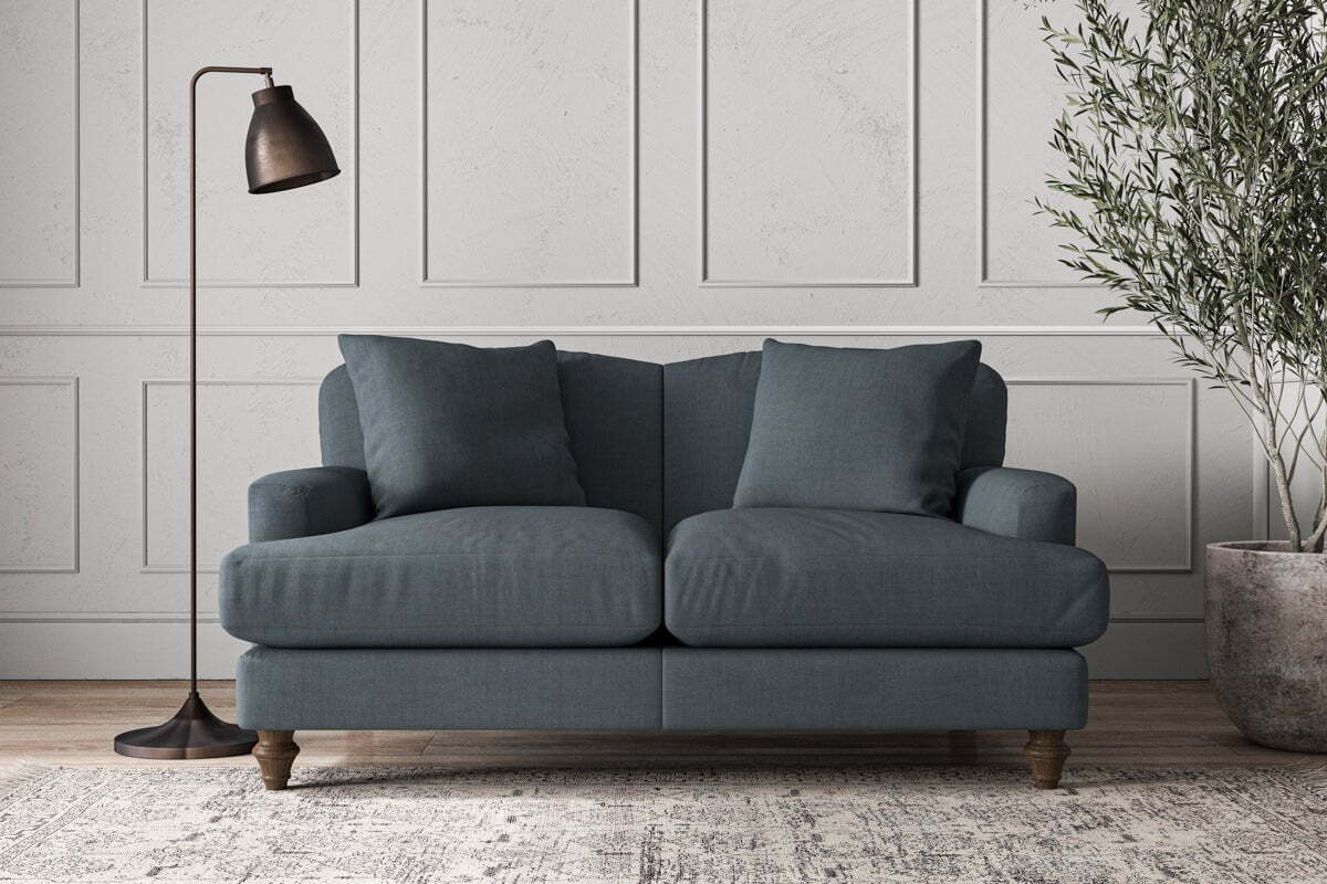 Deni Small Sofa - Brera Linen Dusk