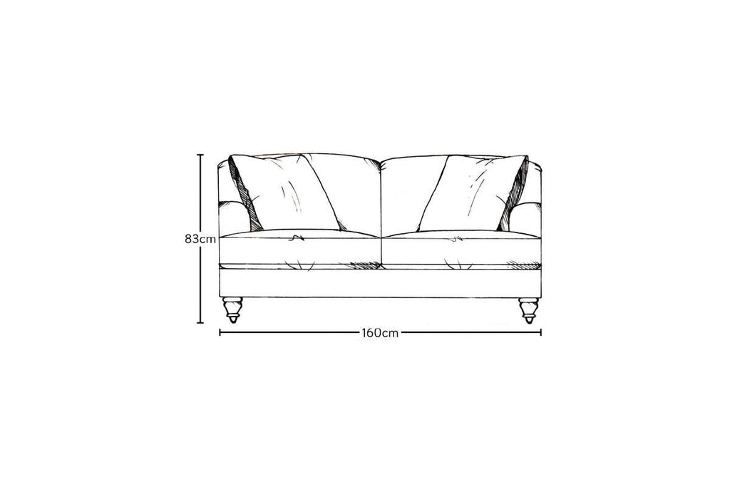Deni Small Sofa - Recycled Cotton Flax