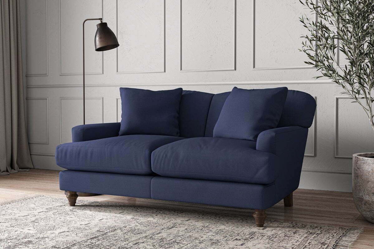 Deni Small Sofa - Recycled Cotton Navy