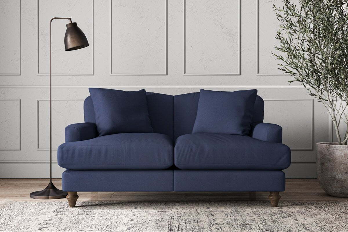 Deni Small Sofa - Recycled Cotton Navy