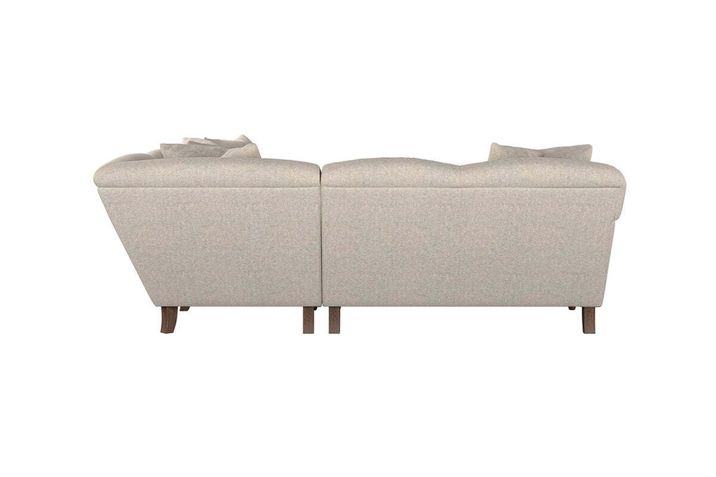 Deni Super Grand Left Hand Corner Sofa - Brera Linen Charcoal