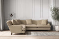 Deni Super Grand Left Hand Corner Sofa - Brera Linen Pebble
