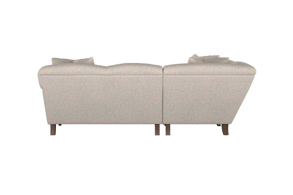 Deni Super Grand Right Hand Corner Sofa - Brera Linen Chestnut