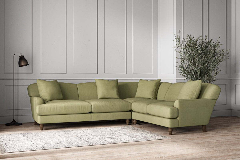 Deni Super Grand Right Hand Corner Sofa - Brera Linen Sage