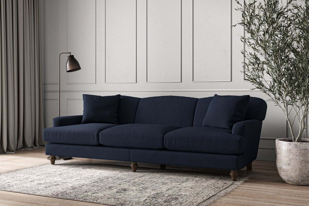 Deni Super Grand Sofa - Brera Linen Indigo