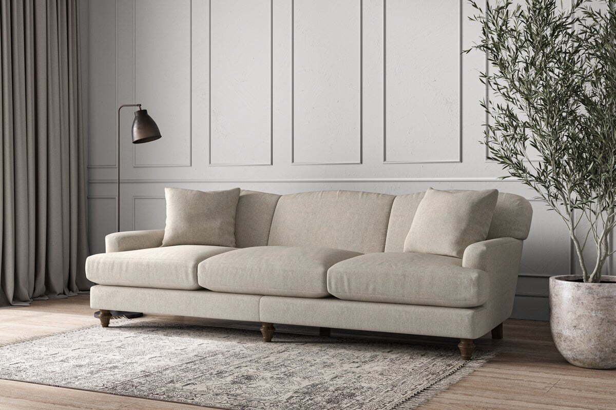 Deni Super Grand Sofa - Brera Linen Natural