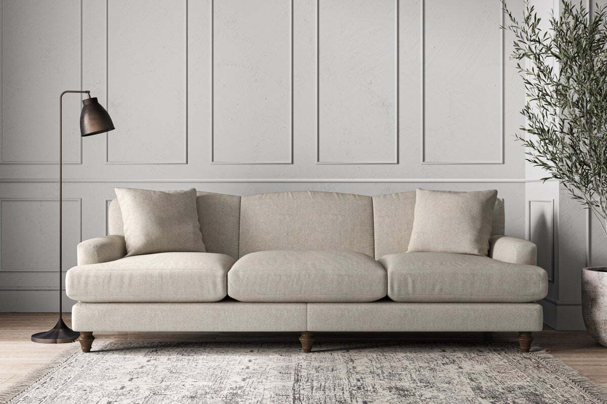 Deni Super Grand Sofa - Brera Linen Natural