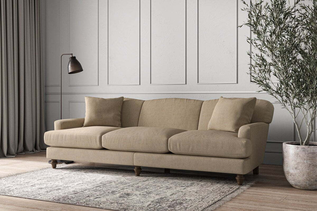 Deni Super Grand Sofa - Brera Linen Pebble