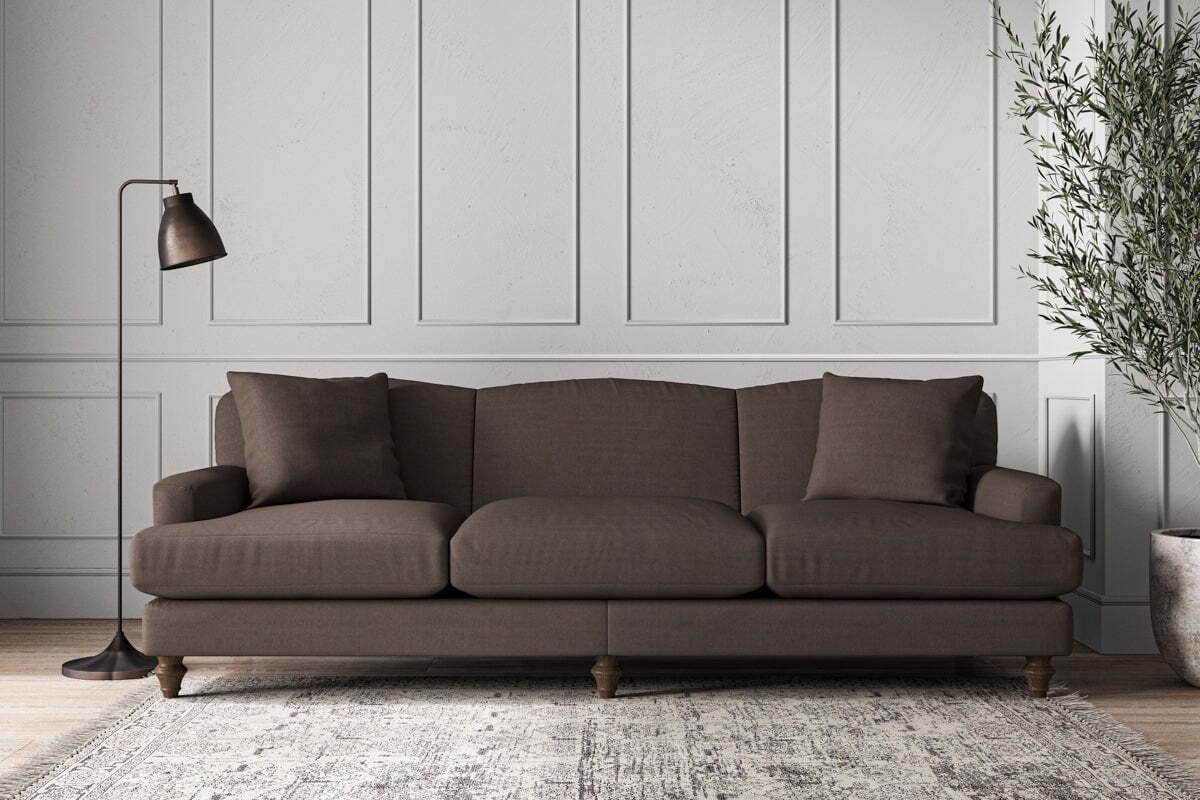 Deni Super Grand Sofa - Recycled Cotton Mocha