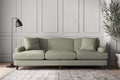 Deni Super Grand Sofa - Recycled Cotton Seaspray
